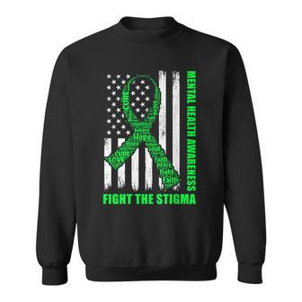 Fight The Stigma Mental Health Awareness Support Squad Sweatshirt | Mazezy