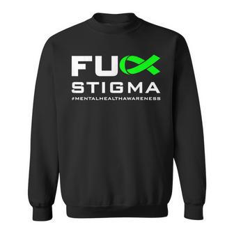 Fight The Stigma Mental Health Awareness Support Squad Sweatshirt - Thegiftio UK