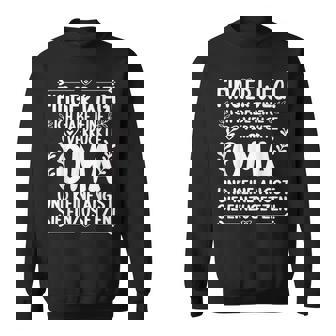 Finger Weg Ich Habe Eine Verrückte Oma Und Keine Angst Oma Sweatshirt - Seseable