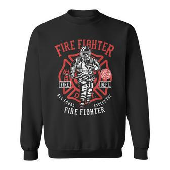 Fire Fighter First Responder Emt Clothing Hero Sweatshirt - Seseable