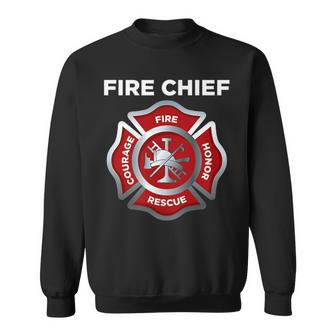 Firefighter Firefighting Fireman Fire Chief Sweatshirt - Seseable