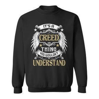 First Last Name Its Creed Thing Sweatshirt - Seseable