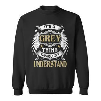 First Last Name Its Grey Thing Sweatshirt - Seseable