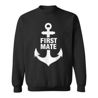 First Mate Sohn Tochter Papa Geschenk Weihnachten Geburtstag Sweatshirt - Seseable