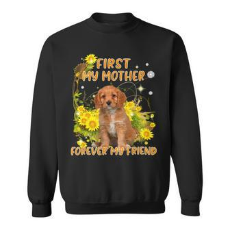 First My Mother Forever My Friend Mothers Day Dog Mom V5 Sweatshirt - Monsterry