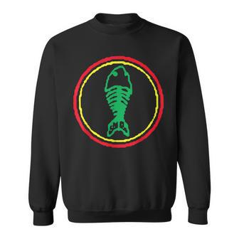 Fishbone Retro Fishing Lover Sweatshirt - Seseable