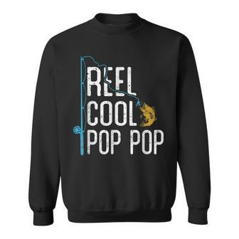 Fishing Reel Cool Pop Pop Father’S Day Gift For Fisherman Sweatshirt - Seseable
