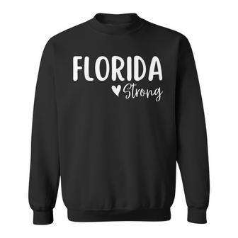 Florida Strong Community Strength Prayer Support V2 Men Women Sweatshirt Graphic Print Unisex - Thegiftio UK