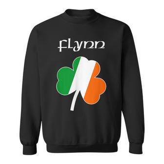 Flynn T Family Reunion Irish Name Ireland Shamrock Sweatshirt | Seseable UK