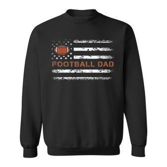 Football Papa Best Dad Ever Fatherhood Daddy Fathers Day Gift For Mens Sweatshirt | Mazezy