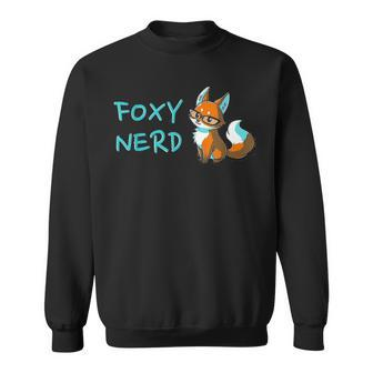 Foxy Nerd V2 Sweatshirt - Seseable