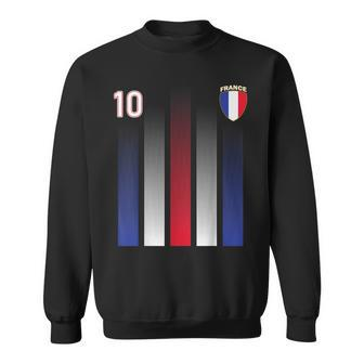 France 10 Soocer Jersey France Football Fan Soccer Men Women Sweatshirt Graphic Print Unisex - Seseable