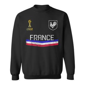 France Soccer Fans Jersey French Flag Football Lovers Men Women Sweatshirt Graphic Print Unisex - Seseable