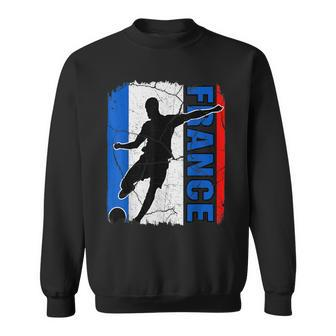 France Soccer Team French Flag Jersey Football Fans Sweatshirt | Mazezy