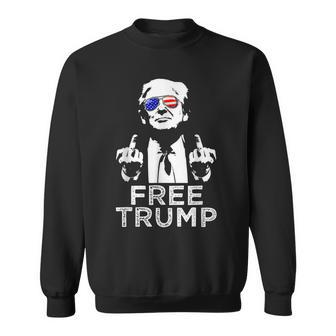 Free Trump Free Donald Trump 2024 Sweatshirt | Mazezy