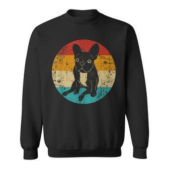 French Bulldog Gift Retro Vintage Bulldog Sweatshirt - Seseable