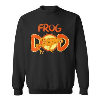 Frog Dad Outfit Costume Daddy Fathers Day Gift Toad Frog Sweatshirt - Seseable