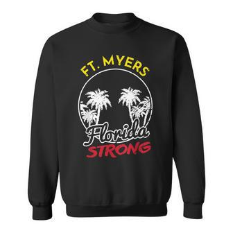 Ft Myers Florida Strong Community Support Men Women Men Women Sweatshirt Graphic Print Unisex - Thegiftio UK