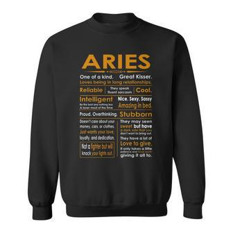 Funny Aries Zodiac Sign Sweatshirt | Mazezy