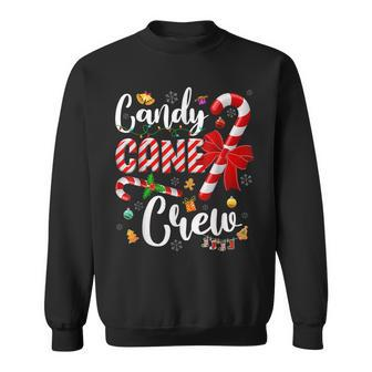 Funny Candy Cane Crew Christmas Sweet Candy Light Lover Men Women Sweatshirt Graphic Print Unisex - Seseable
