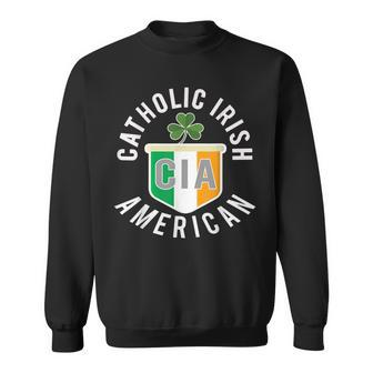Funny Catholic Irish American St Patricks Day Gift Sweatshirt - Thegiftio UK