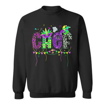 Funny Chef Mardi Gras Festival Family Matching Outfit Sweatshirt - Seseable