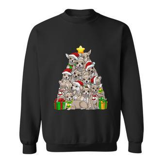 Funny Christmas Chihuahua Pajama Shirt Tree Dog Dad Mom Xmas Sweatshirt - Monsterry UK