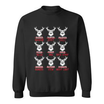 Funny Christmas Deer Bow Hunting Santa Men Women Hunter Gift Tshirt Sweatshirt - Monsterry