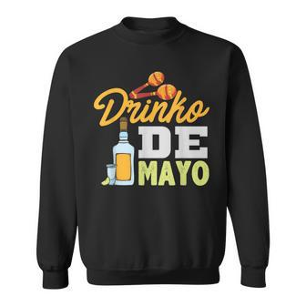Funny Cinco De Mayo Celebration Mexico Graphic Design Sweatshirt | Mazezy