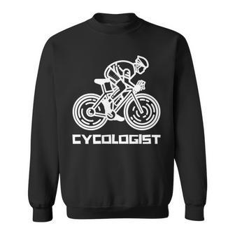 Funny Cycologist Gift For Men Cycling Cyclist Bicycle Men Women Sweatshirt Graphic Print Unisex - Seseable