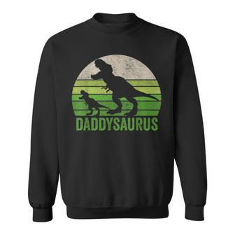 Funny Daddy Dinosaur Daddysaurus Fathers Day V2 Sweatshirt - Seseable
