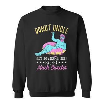Funny Donut Uncle Fathers Day Sweatshirt - Thegiftio UK