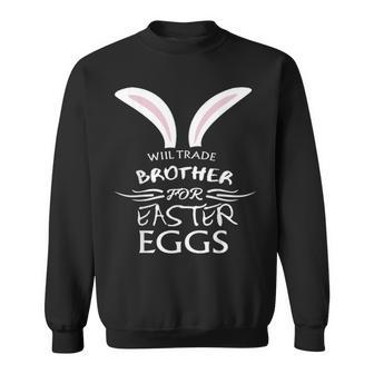 Funny Easter Brother Egg Hunting Rabbit Party V2 Sweatshirt - Seseable