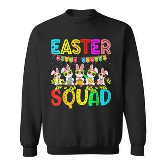 Funny Egg Hunting Family Matching Set Easter Squad Sweatshirt | Mazezy