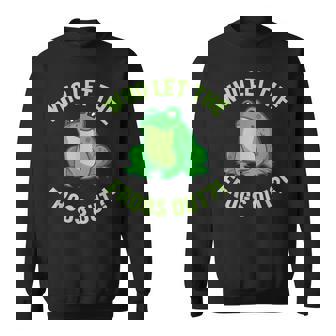 Funny Frog Plague Pesach Passover Funny Gifts S Sweatshirt | Mazezy