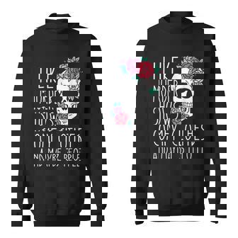 Funny I Like Murder Shows Comfy Clothes And Maybe 3 People V3 Men Women Sweatshirt Graphic Print Unisex - Thegiftio