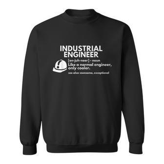 Funny Industrial Engineer Definition Engineering Gift Men Women Sweatshirt Graphic Print Unisex - Thegiftio UK