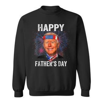 Funny Joe Biden Confused Merry 4Th Of July Happy Fathers Day Sweatshirt - Thegiftio UK