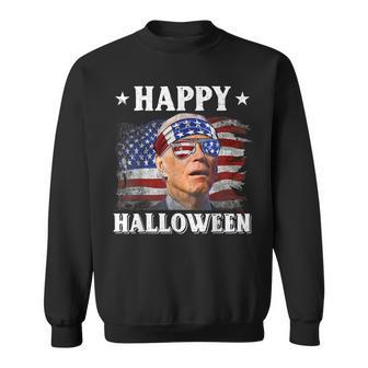Funny Joe Biden Happy Halloween Confused 4Th Of July 2022 Sweatshirt | Mazezy CA