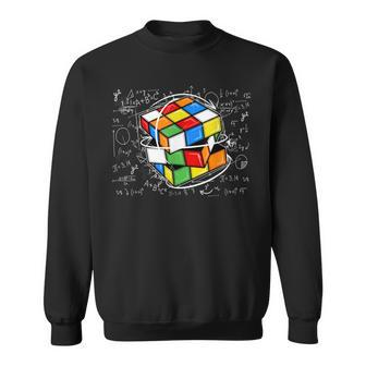 Funny Math Cuber Speed Cubing Puzzle Lover Cube Youth Adult Sweatshirt - Seseable