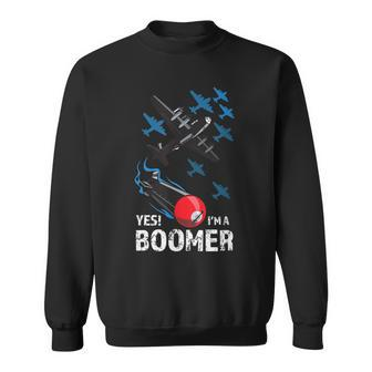 Funny Military Bomber Design For Boomers Sweatshirt | Mazezy