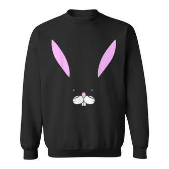 Funny Nerd Bunny Glasses Hipster Rabbit Lover Easter Gifts Sweatshirt - Seseable