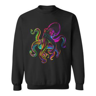 Funny Octopus Sea Monster Krakens Jellyfishes Sea Animals Sweatshirt | Mazezy