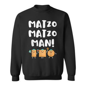 Funny Passover Matzo Matzo Man Jewish Seder Family Sweatshirt | Mazezy