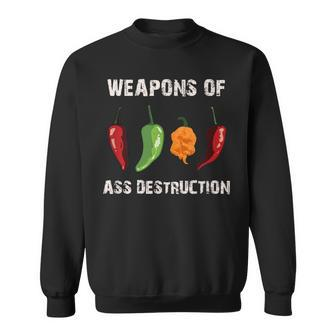 Funny Pepper Chili Head Spicy Hot Foods Sweatshirt | Mazezy