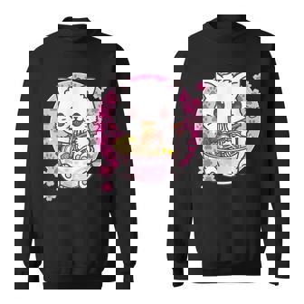 Funny Ramen Cat Kawaii Anime Ramen Cat Lovers Kawaii Neko V12 Men Women Sweatshirt Graphic Print Unisex - Thegiftio