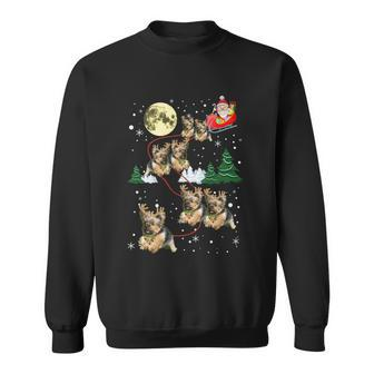 Funny Reindeer Yorkie Xmas Christmas Dog Lovers Gift Sweatshirt - Monsterry AU