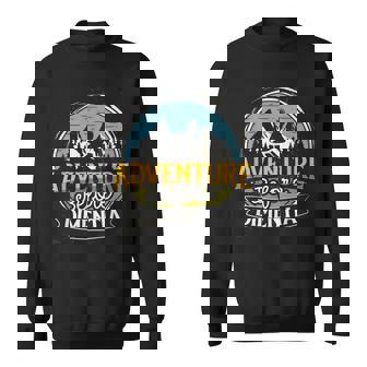 Funny Rv Camper Adventure Before Dementia Rv Camping Men Women Sweatshirt Graphic Print Unisex - Thegiftio