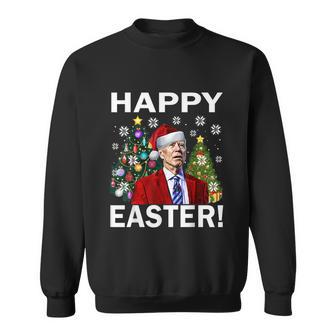 Funny Santa Biden Happy Easter Christmas Sweatshirt - Monsterry DE