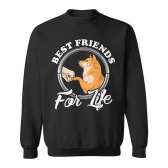 Funny Shiba Inu Design Best Friends Shiba Inu Lovers Sweatshirt | Mazezy